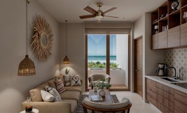Departamento de 2 habitaciones de entrega inmediata a pasos del mar en Holbox