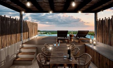 Departamento de 2 habitaciones de entrega inmediata a pasos del mar en Holbox