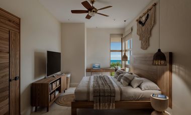 Departamento de 2 habitaciones de entrega inmediata a pasos del mar en Holbox