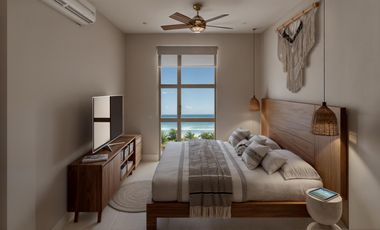 Departamento de 2 habitaciones de entrega inmediata a pasos del mar en Holbox