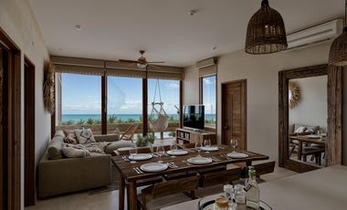 Departamento de 2 habitaciones de entrega inmediata a pasos del mar en Holbox
