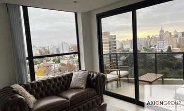 19 y 44-Pza Azcuénaga-Semipiso de categoría amoblado en alquiler