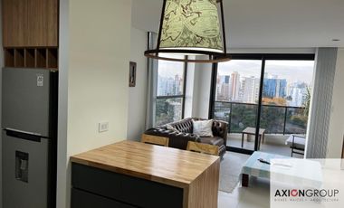 19 y 44-Pza Azcuénaga-Semipiso de categoría amoblado en alquiler