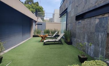 ESPECTACULAR CASA EN CERRADA A LA VENTA O RENTA EN BOSQUES DE LAS LOMAS (V)