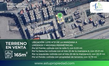 VENTA TERRENO URBANIZACION SOL DE HUAMPANI - LURIGANCHO CHOSICA