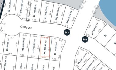 VENTA / PERMUTA - Terreno de 484m2 en Barrio Cinco Lagos, Ibarlucea