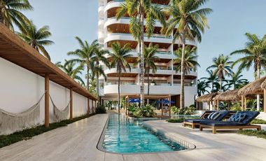 DEPARTAMENTO EN VENTA FRENTE AL MAR EN LA PLAYA DE SAN BENITO, MERIDA YUCATAN