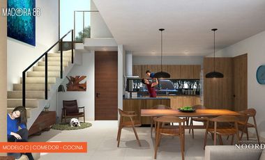 Casa en venta 4 habitaciones, 1 abajo en Cholul, Mérida