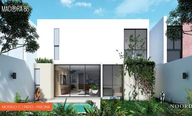 Casa en venta 4 habitaciones, 1 abajo en Cholul, Mérida