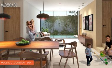 Casa en venta 4 habitaciones, 1 abajo en Cholul, Mérida