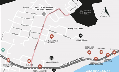 Terreno en venta en Constanza, Raquet Club, Jocotepec