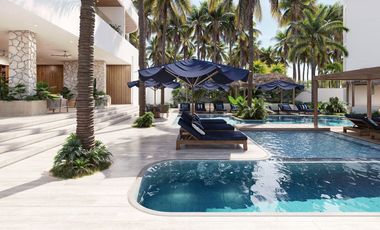 VILLA EN VENTA FRENTE AL MAR EN LA PLAYA DE SAN BENITO, MERIDA YUCATAN