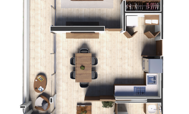 DEPARTAMENTO EN VENTA FRENTE AL MAR EN LA PLAYA DE SAN BENITO, MERIDA