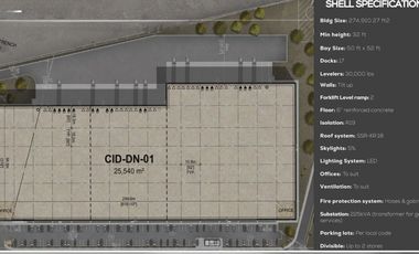 Nave Industrial en renta de  274,910.27 sq ft. (25,539.99 m2) en Apodaca N.L