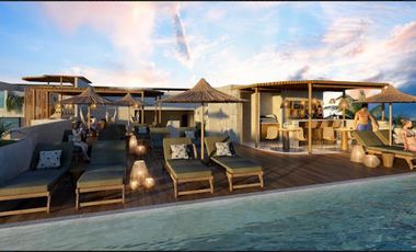Departamento en venta 2 hab.(LOCK OFF) vista al mar en mahahual a 2 horas de tulum