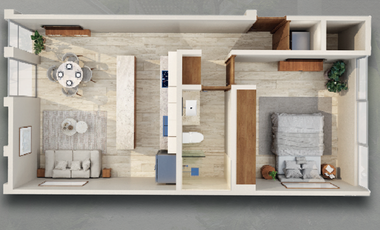 Departamento en venta Almaera Mod. CENIT, Residencial del Mayab