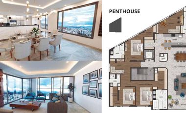 Venta de Penthouse en Quito Tenis: 3 dormitorios  AH