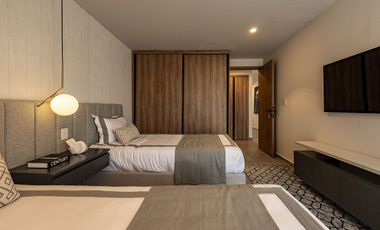 Lujoso departamento frente a plaza la isla, vista al lago de tres habitaciones