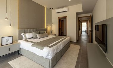 Lujoso departamento frente a plaza la isla, vista al lago de tres habitaciones