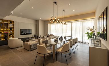 Lujoso departamento frente a plaza la isla, vista al lago de tres habitaciones