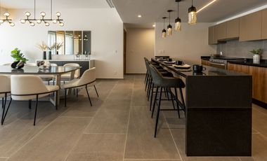 Lujoso departamento frente a plaza la isla, vista al lago de tres habitaciones