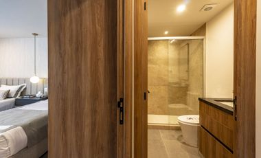 Lujoso departamento frente a plaza la isla, vista al lago de tres habitaciones