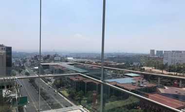 Departemento amueblado con terraza en Residencial Blum Santa Fe.