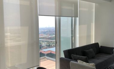 Departemento amueblado con terraza en Residencial Blum Santa Fe.