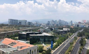 Departemento amueblado con terraza en Residencial Blum Santa Fe.