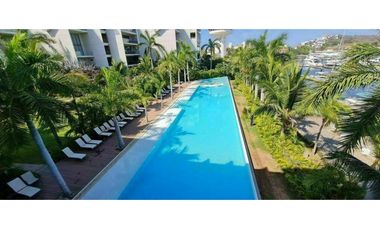 Departamento en venta con terraza con vista a la marina, en Ixtapa