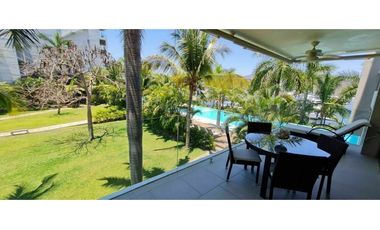 Departamento en venta con terraza con vista a la marina, en Ixtapa