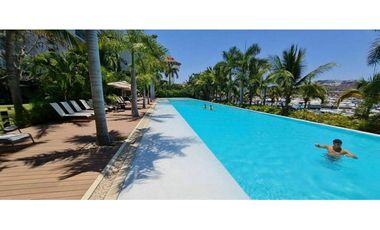 Departamento en venta con terraza con vista a la marina, en Ixtapa