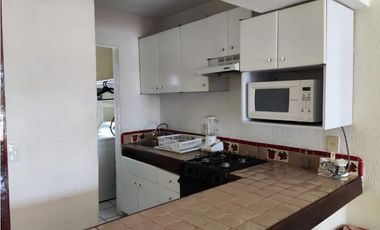 Departamento amueblado en renta en el Club de Tenis Burgos, en Temixco, Mor.