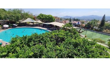 Departamento amueblado en renta en el Club de Tenis Burgos, en Temixco, Mor.