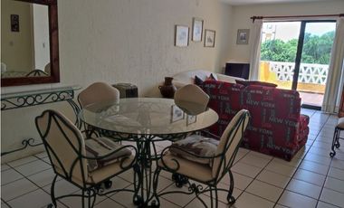 Departamento amueblado en renta en el Club de Tenis Burgos, en Temixco, Mor.