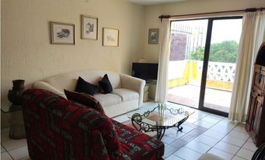 Departamento amueblado en renta en el Club de Tenis Burgos, en Temixco, Mor.