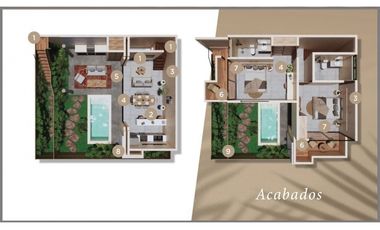 Tulum, Villas / Hotel, cerca de la Playa, Llave en mano.