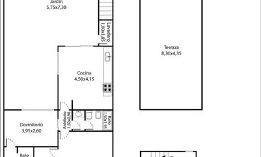 Venta Casa 4 amb c/ quincho,terraza en Montecastro