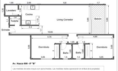 Alquiler3 amb con amenities FLORES a estrenar coch
