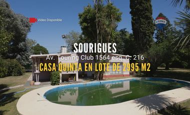 Casa en Venta sobre lote de 3000 m2 en Sourigues