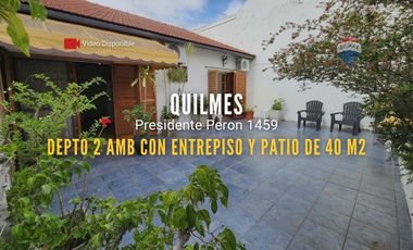 Venta PH de 2 amb c/ patio en Quilmes APTO CREDITO
