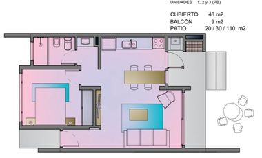Venta departamento de Pozo Mar de Ostende