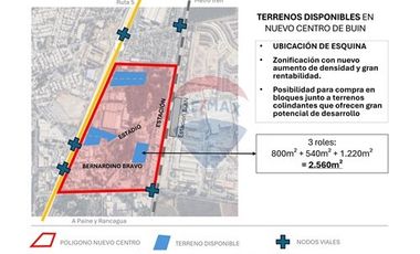 Terreno Ideal en Buin: ¡Inversión Segura!