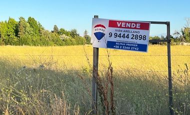 terreno 5.400 m2 en loteo tejas verdes 40 oriente