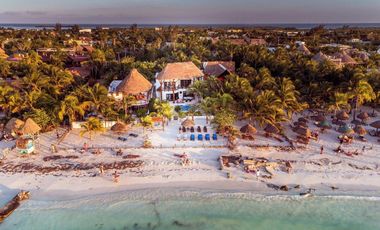 Hotel Boutique frente al mar en Holbox