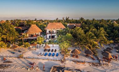 Hotel Boutique frente al mar en Holbox