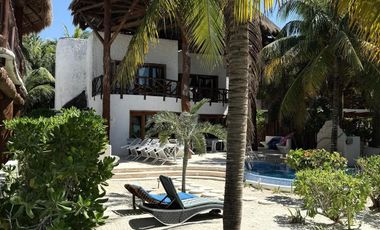 Hotel Boutique frente al mar en Holbox