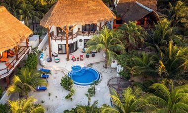Hotel Boutique frente al mar en Holbox