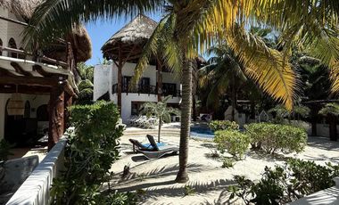 Hotel Boutique frente al mar en Holbox