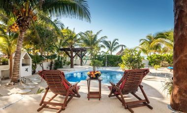 Hotel Boutique frente al mar en Holbox